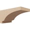 Ekena Millwork 5"W x 10"D x 5"H Wide Moab Rough Cedar Woodgrain TimberThane Corbel, Primed Tan CORUR05X10X05MOARCPR - alternate 1